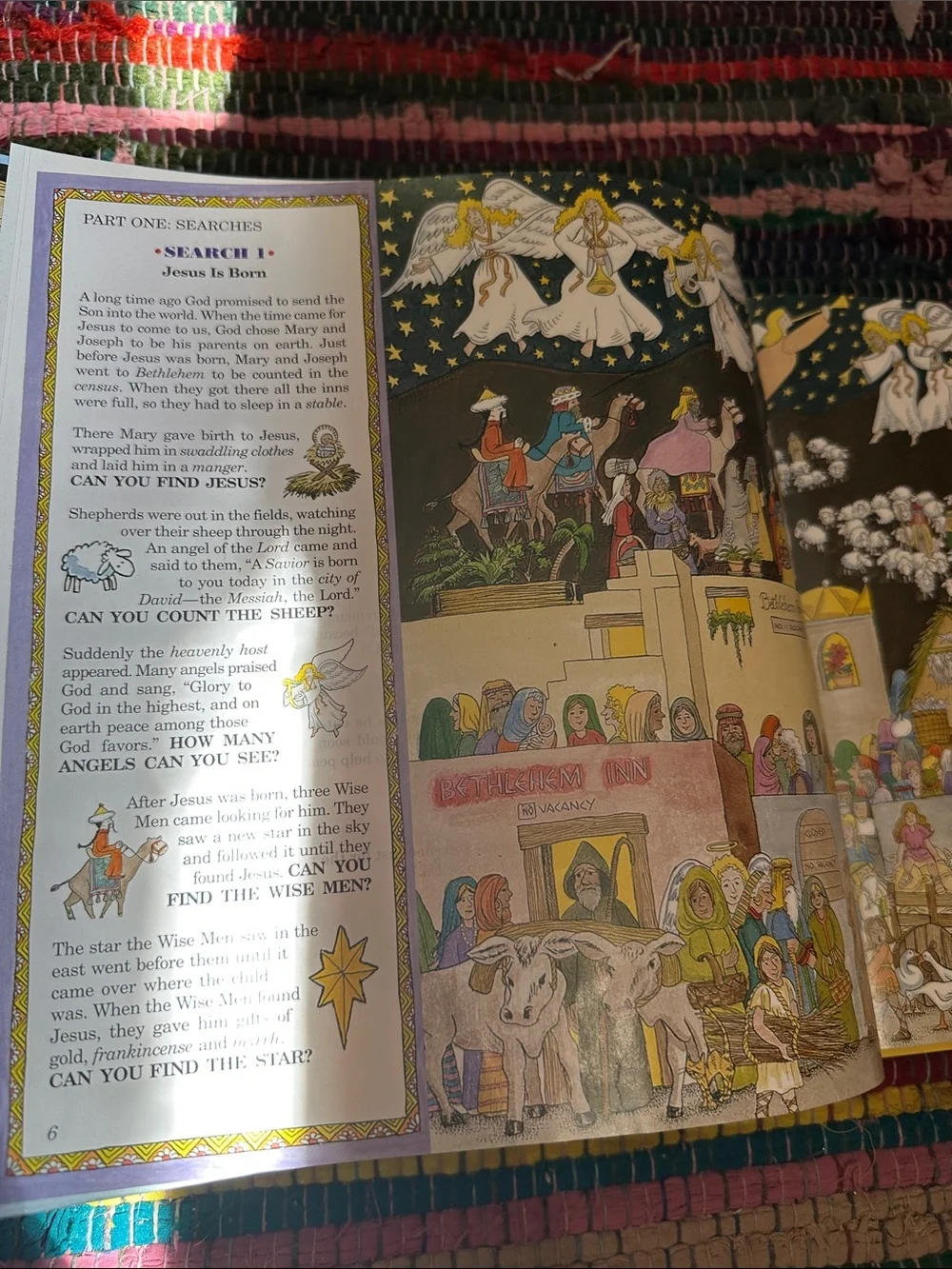 Can You Find Jesus? 1996 Christian Seek Find Book Gospel Catholic Hardcover